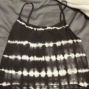 American eagle cropped tank in brown size large adjustable straps.